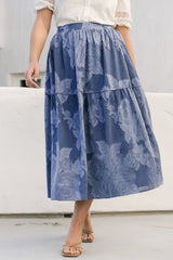 Alejandra Midi Skirt | Baltic Born Blue Floral