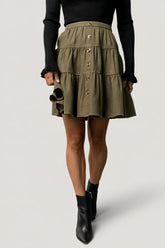 Ebba Short Skirt | Baltic Born Olive