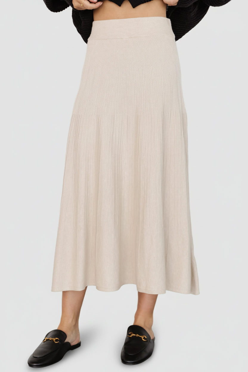 Carynn Knit Midi Skirt | Baltic Born Natural