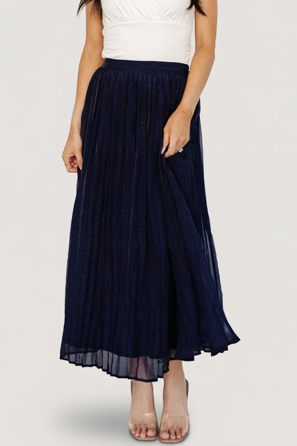 Cyra Midi Skirt | Baltic Born Navy