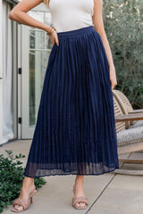Cyra Midi Skirt | Baltic Born Navy