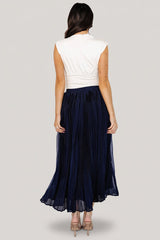Cyra Midi Skirt | Baltic Born Navy