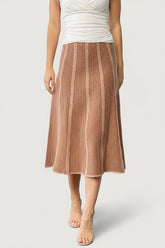 Astrid Midi Skirt | Baltic Born Rust Print