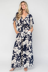 Thalassa Jumpsuit | Baltic Born Navy + Ivory Floral
