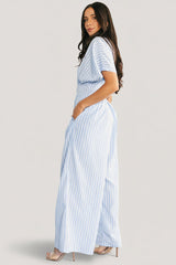 Sariah Jumpsuit | Baltic Born Blue Stripe