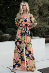 Capistrano Ruffle Jumpsuit | Baltic Born Navy Floral