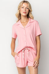 Blaire Short Pajama Set | Baltic Born Pink