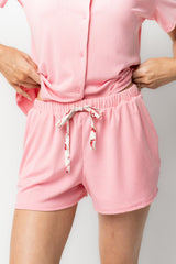 Blaire Short Pajama Set | Baltic Born Pink