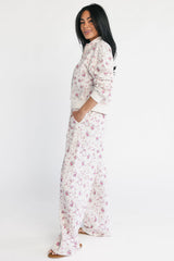 Allison Lounge Set | Baltic Born Ivory + Pink Floral