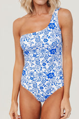 Catania One Piece | Baltic Born White + Cobalt Floral