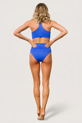 Del Mar Ribbed Bikini Bottom | Baltic Born Blue