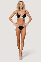 Vixen Bikini Top | Baltic Born Black + Sand