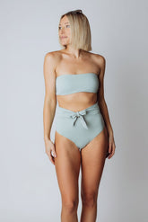 Milos High Waist Bikini Bottom | Baltic Born Sage