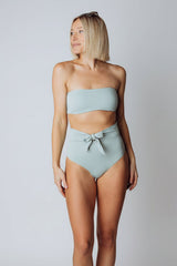 Milos High Waist Bikini Bottom | Baltic Born Sage