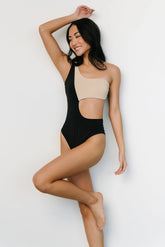 Treasure Cut-Out One Piece | Baltic Born Black + Sand