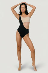 Treasure Cut-Out One Piece | Baltic Born Black + Sand