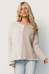 Castelo Knit Top | Baltic Born Natural + Sand