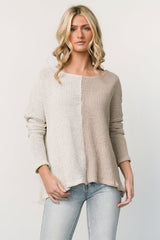 Castelo Knit Top | Baltic Born Natural + Sand