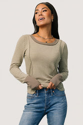 Ashford Striped Top | Baltic Born Olive