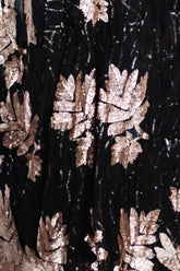 Fabric Swatch - Muse Sequin | Baltic Born Black + Rose