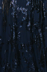 Fabric Swatch - Muse Sequin | Baltic Born Navy