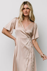 Fabric Swatch - Vara Satin | Baltic Born Champagne