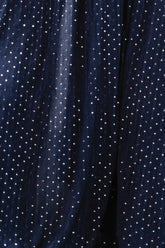 Fabric Swatch - Grace Sparkle | Baltic Born Navy