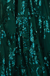 Fabric Swatch - Muse Sequin | Baltic Born Emerald