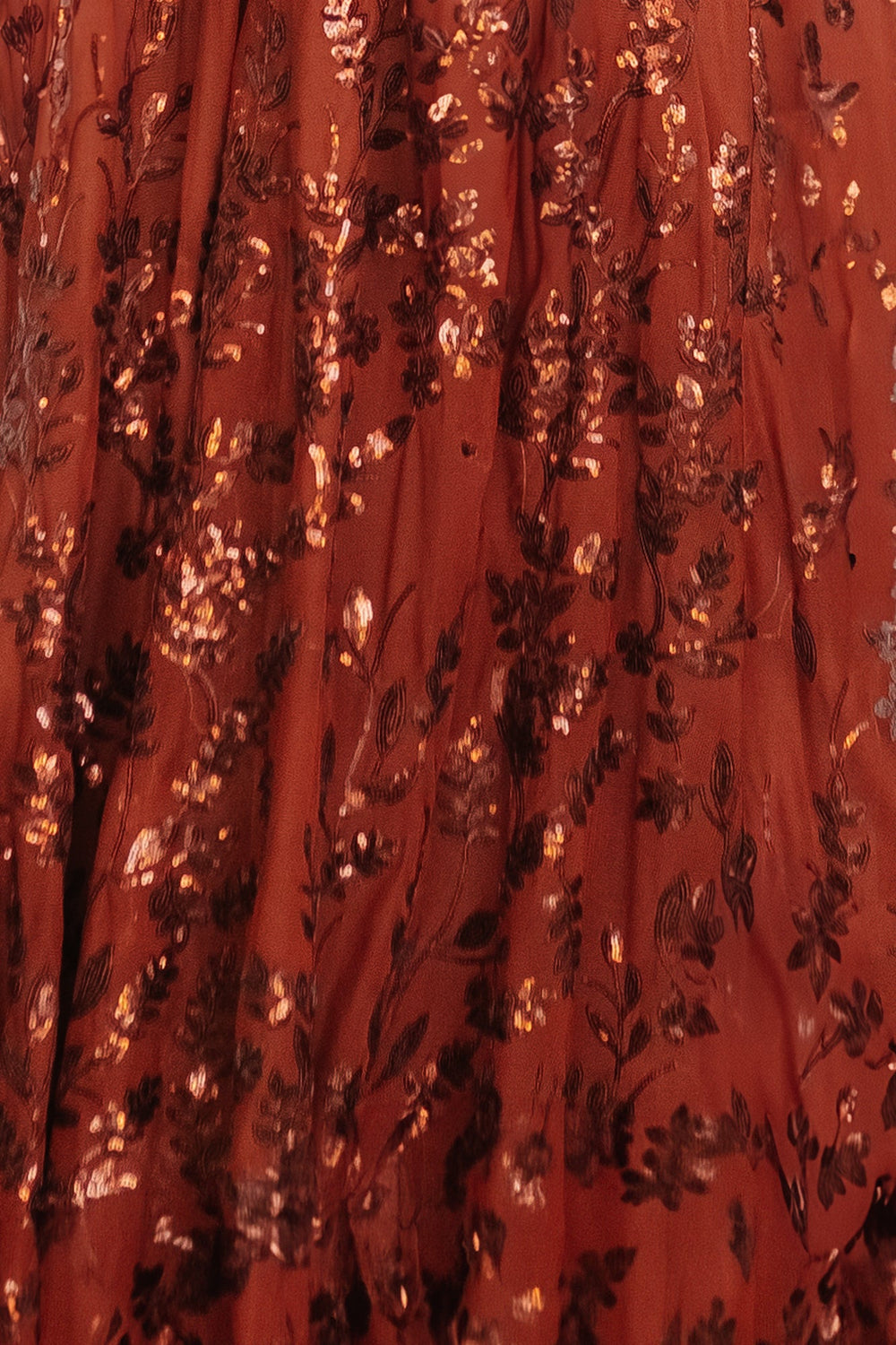 Fabric Swatch - Destiny Sequin | Baltic Born Cinnamon