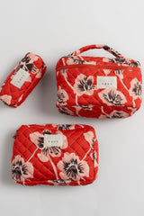 Kelani Quilted Cosmetic Bag Set | Baltic Born Sunset Floral