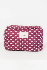 Kelani Quilted Cosmetic Bag Set | Baltic Born Berry + Pink