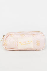 Kelani Quilted Cosmetic Bag Set | Baltic Born Pink