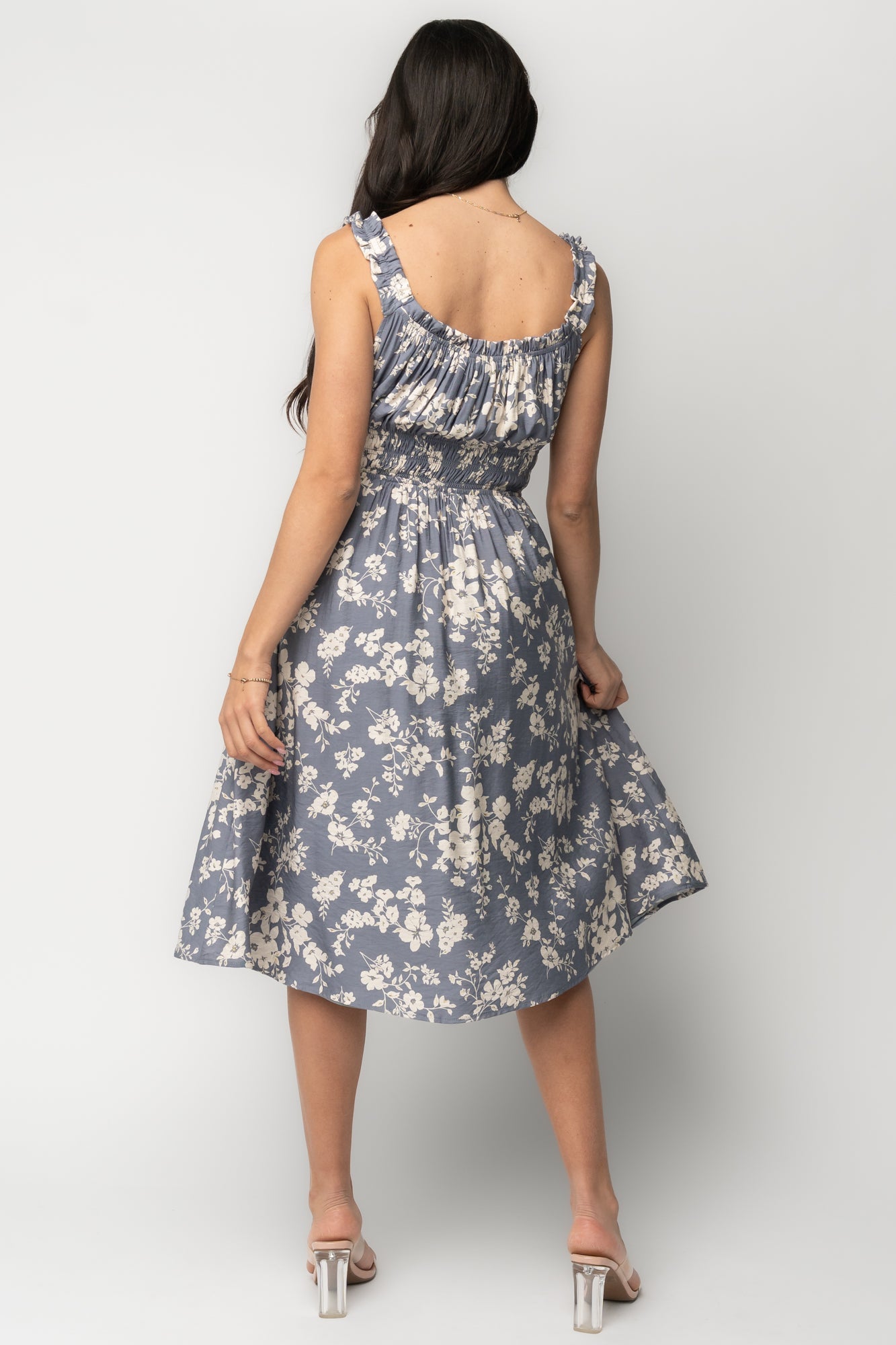 Betty Midi Dress | Baltic Born Slate Floral