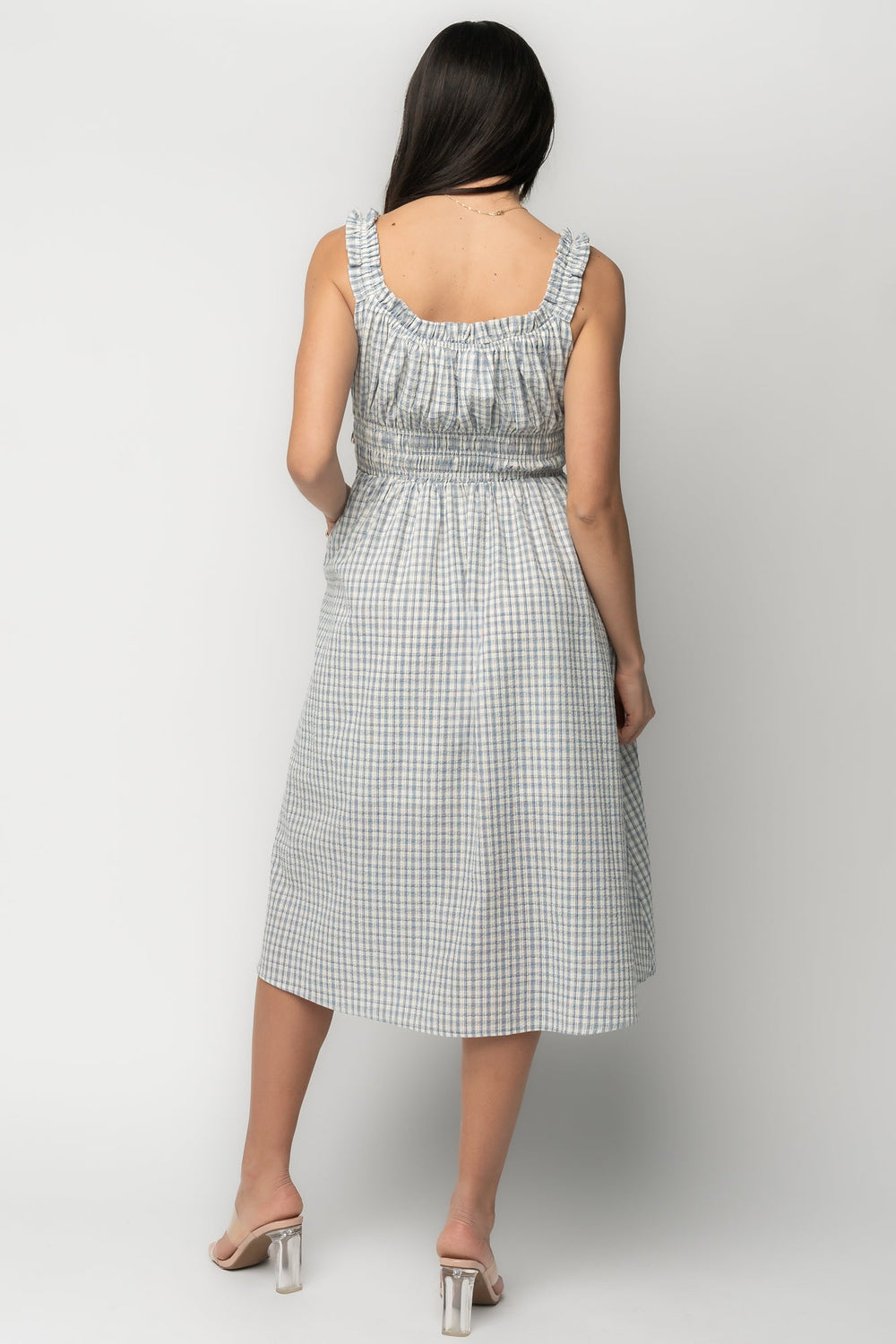 Meadow Dress | Baltic Born Light Blue Gingham