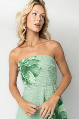 Genesis Strapless Midi Dress | Baltic Born Mint Green
