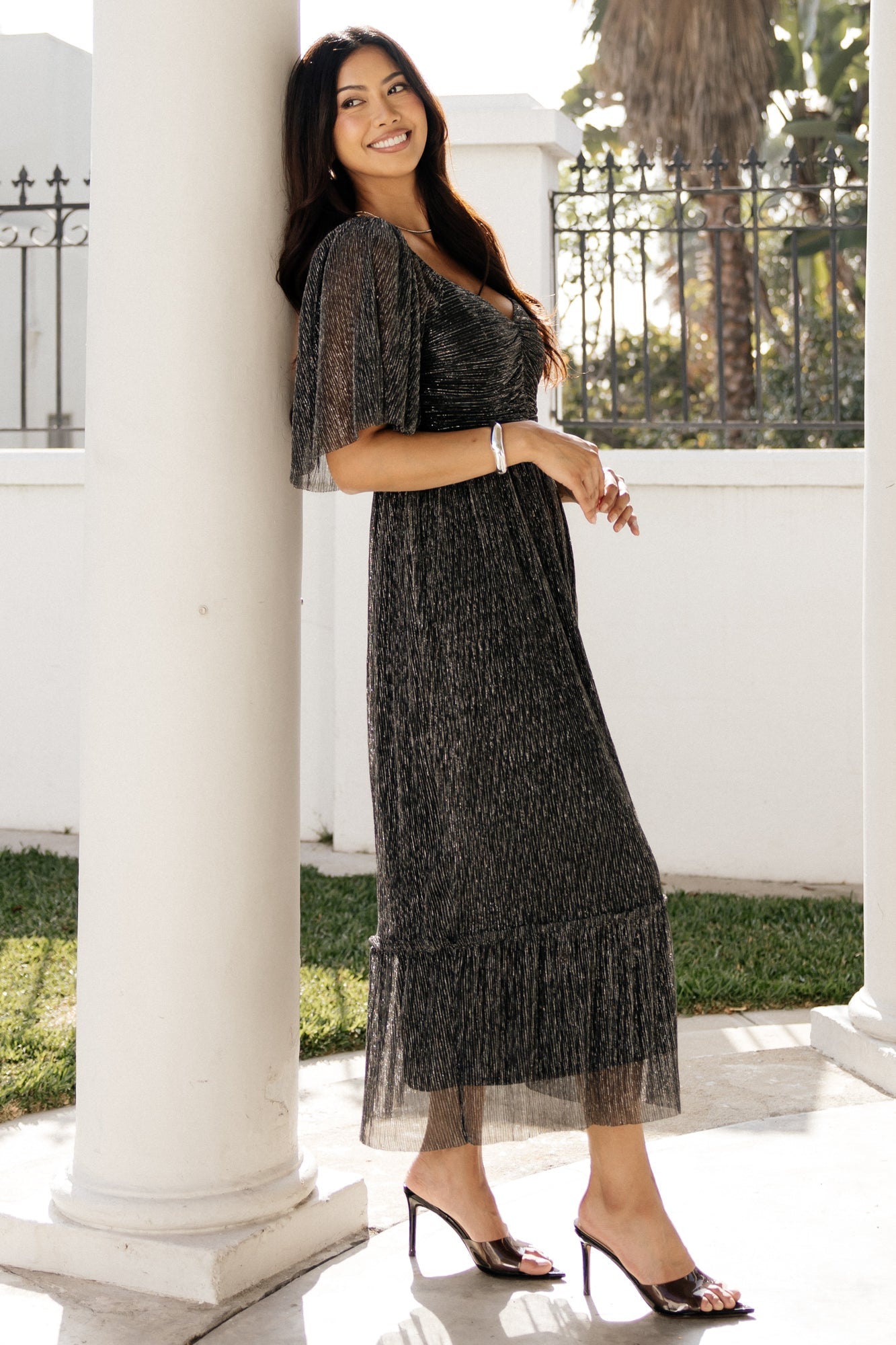 Elea Shimmer Dress | Baltic Born Black