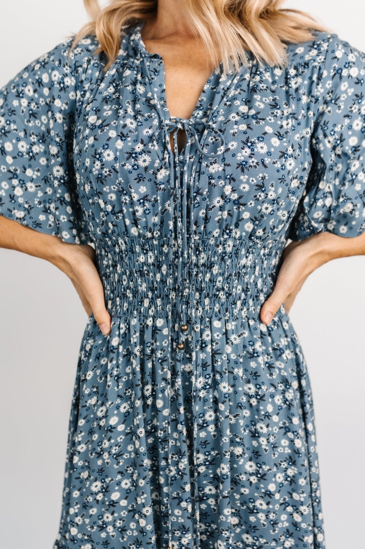 Spell Boho Midi Dress | Baltic Born Blue Floral