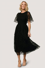 Kendra Embroidered Dress | Baltic Born Black