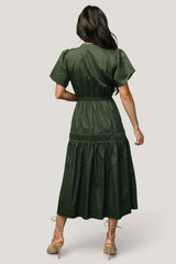 Jerrah Midi Dress | Baltic Born Deep Green