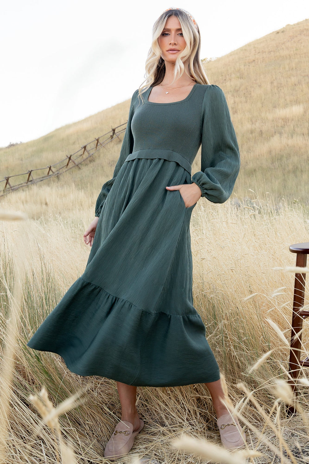 Alva Sweater Dress | Baltic Born Dusty Green
