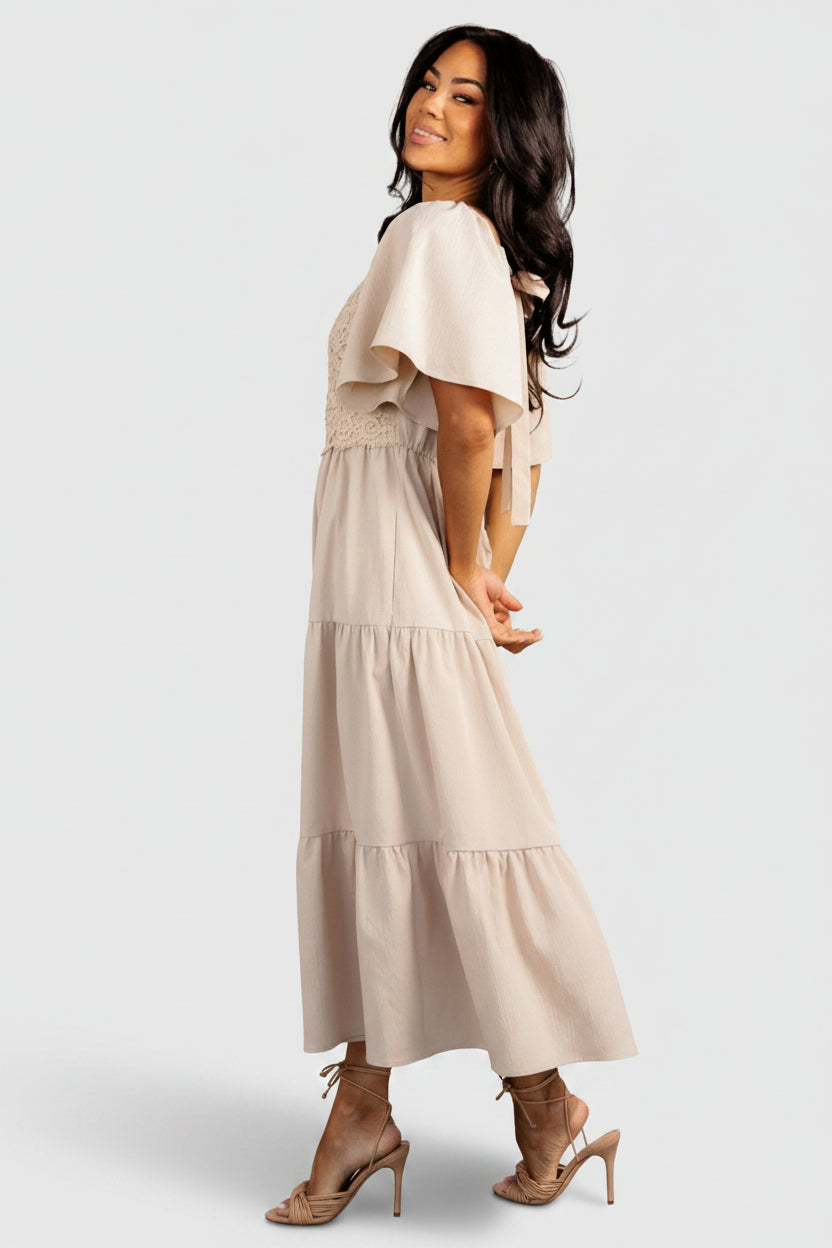 Fauna Lace Top Dress | Baltic Born Natural