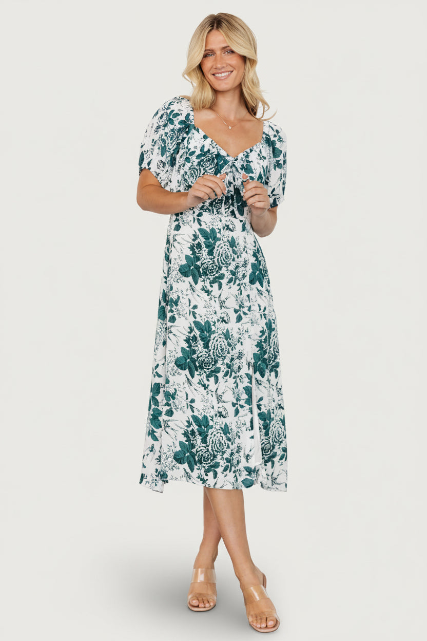 Cadence Midi Dress | Baltic Born Jade Floral