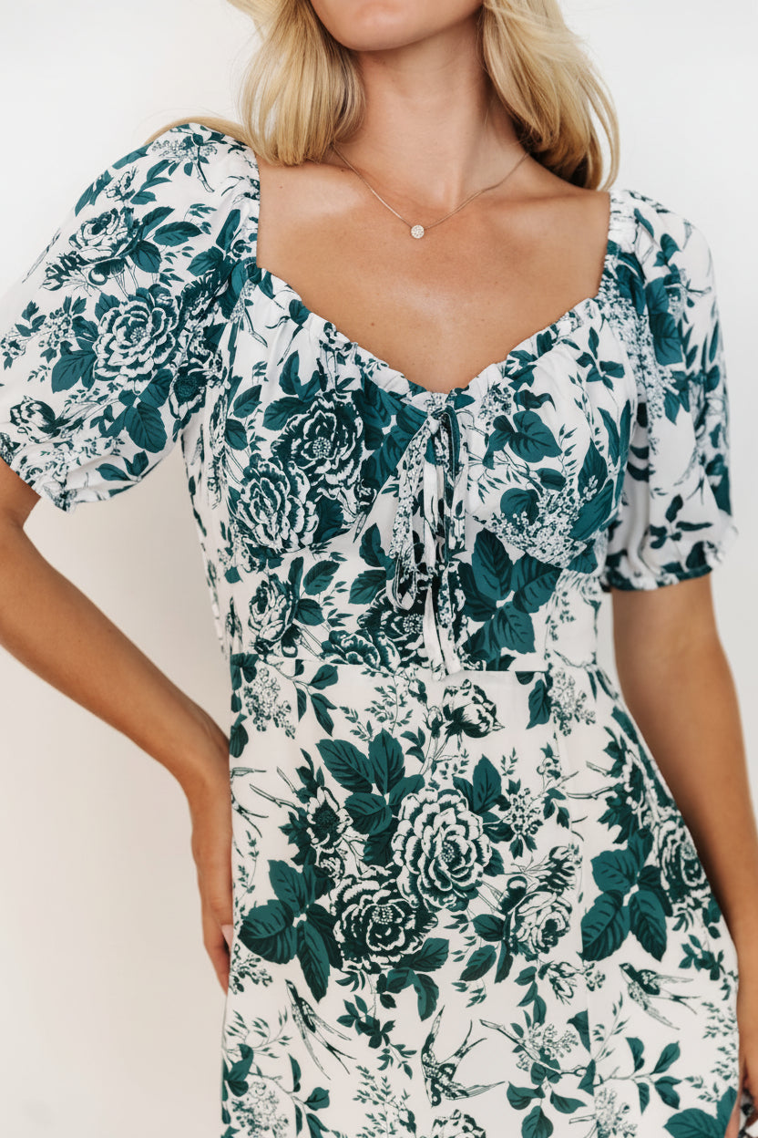 Cadence Midi Dress | Baltic Born Jade Floral