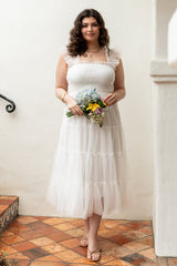 Emma Smocked Tulle Dress | Baltic Born Off White