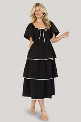 Madrid Tiered Dress | Baltic Born Black