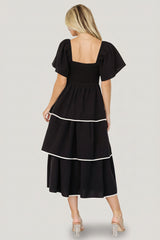 Madrid Tiered Dress | Baltic Born Black