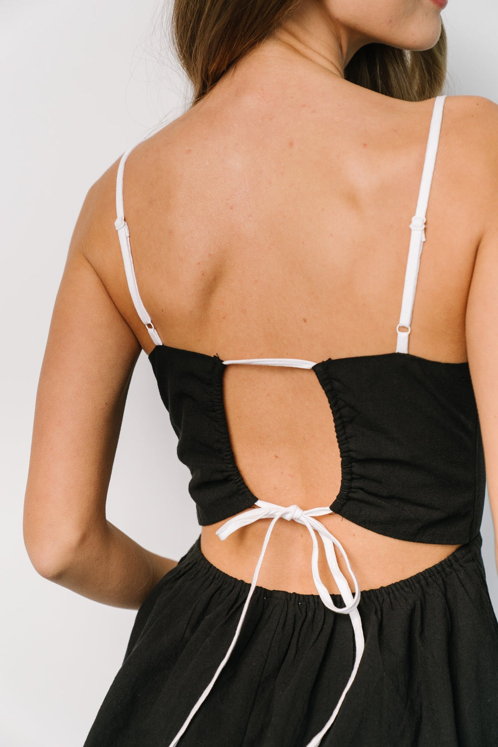 Odette Tiered Dress | Baltic Born Black + White