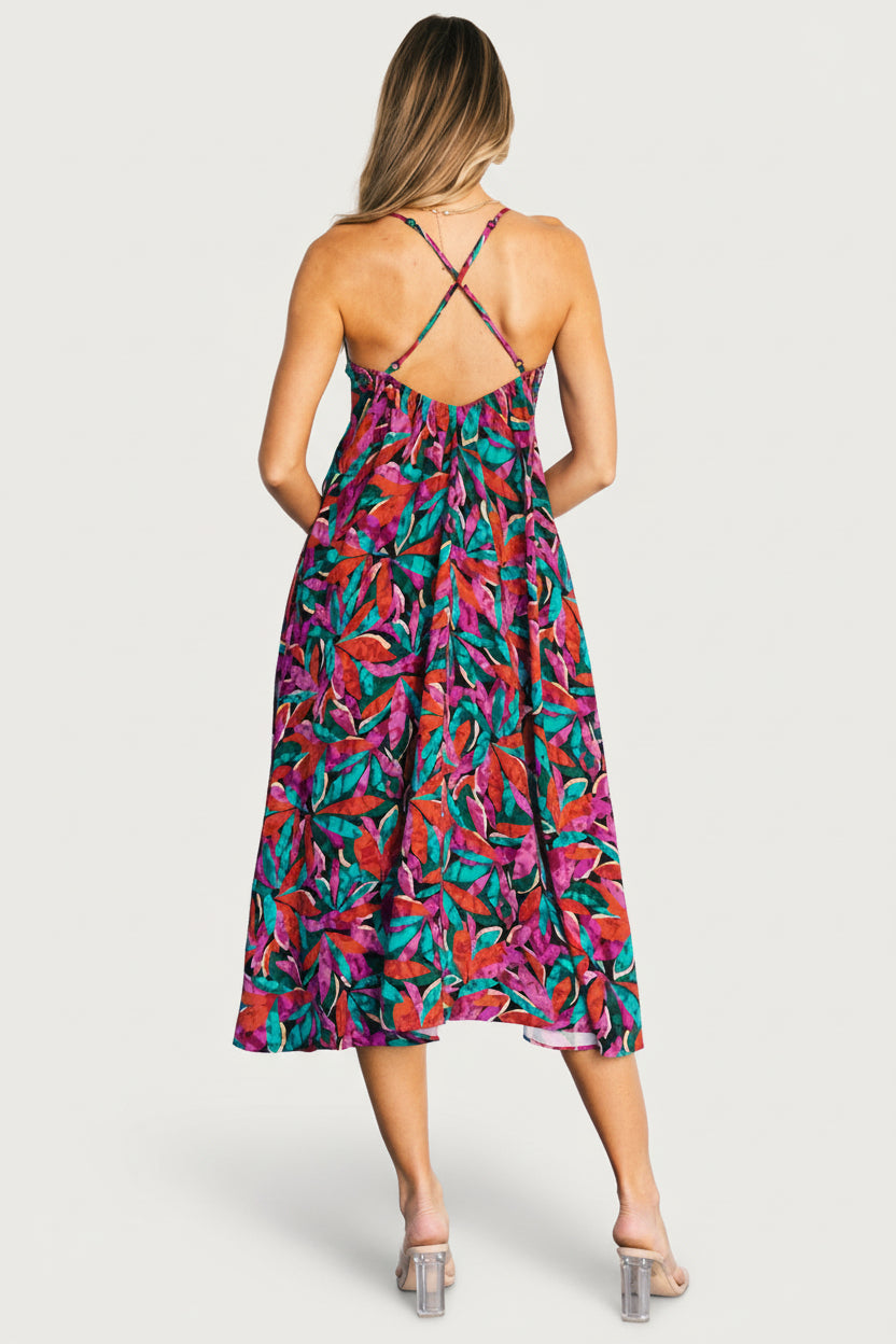 Granada Midi Dress | Baltic Born Multi Print