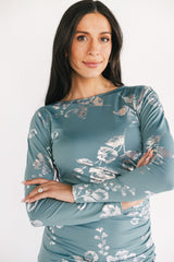Valeria Midi Dress | Baltic Born Vintage Teal + Silver