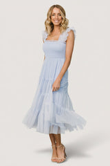 Emma Smocked Tulle Dress | Baltic Born Light Blue